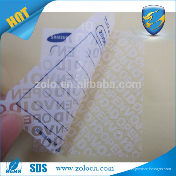 Alibaba best sellers warranty void label non removable labels